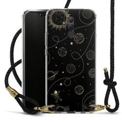 Carry Case Transparent Leather black/gold