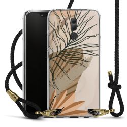 Carry Case Transparent Leather black/gold