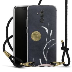 Carry Case Transparent Leather black/gold