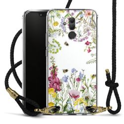 Carry Case Transparent Leather black/gold