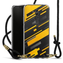 Carry Case Transparent Leather black/gold