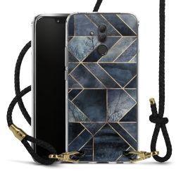 Carry Case Transparent Leather black/gold