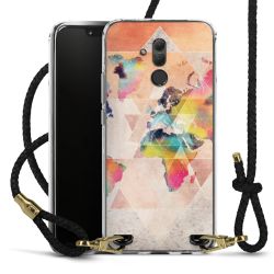 Carry Case Transparent Leather black/gold