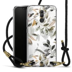 Carry Case Transparent Leather black/gold