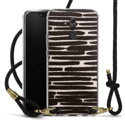 Carry Case Transparent Leather black/gold