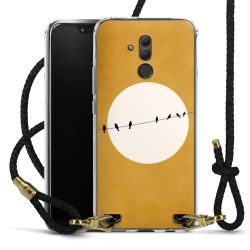 Carry Case Transparent Leather black/gold