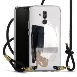 Carry Case Transparent Leather black/gold