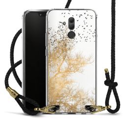 Carry Case Transparent Leather black/gold