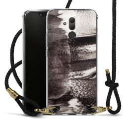 Carry Case Transparent Leather black/gold