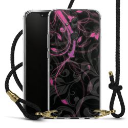 Carry Case Transparent Leather black/gold