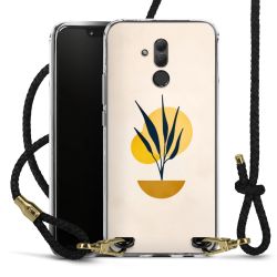 Carry Case Transparent Leather black/gold