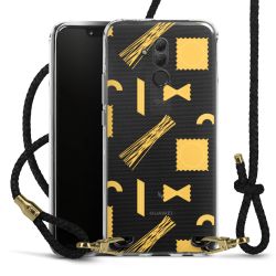 Carry Case Transparent Leather black/gold