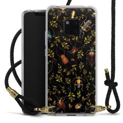 Carry Case Transparent Leather black/gold