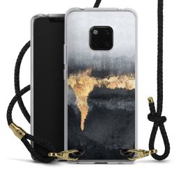 Carry Case Transparent Leather black/gold