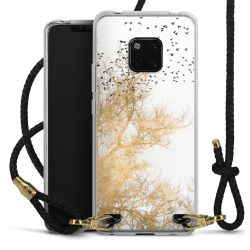 Carry Case Transparent Leather black/gold