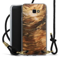 Carry Case Transparent Leather black/gold