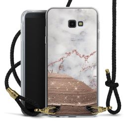 Carry Case Transparent Leather black/gold