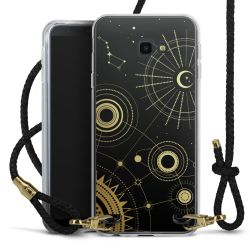 Carry Case Transparent Leather black/gold