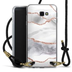 Carry Case Transparent Leather black/gold