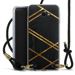 Carry Case Transparent Leather black/gold