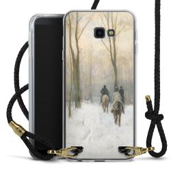 Carry Case Transparent Leather black/gold