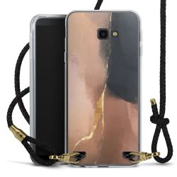 New Carry Case Transparent Leder schwarz/gold