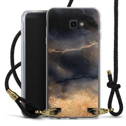 Carry Case Transparent Leather black/gold