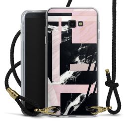 Carry Case Transparent Leather black/gold