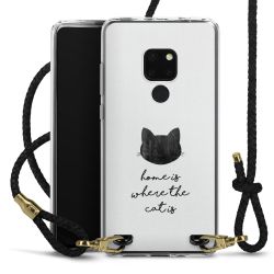 Carry Case Transparent Leather black/gold