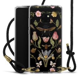 Carry Case Transparent Leather black/gold