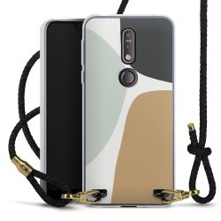 Carry Case Transparent Leather black/gold