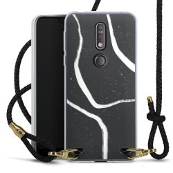 Carry Case Transparent Leather black/gold