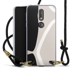 Carry Case Transparent Leather black/gold