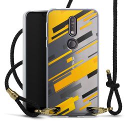 Carry Case Transparent Leather black/gold