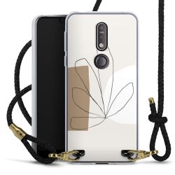 Carry Case Transparent Leather black/gold