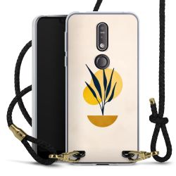 Carry Case Transparent Leather black/gold