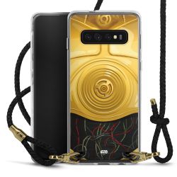 Carry Case Transparent Leather black/gold