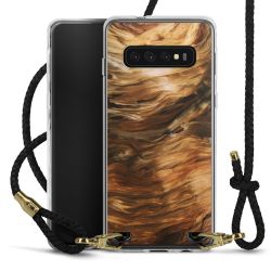 Carry Case Transparent Leather black/gold