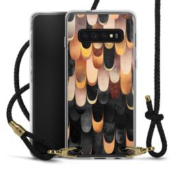 Carry Case Transparent Leather black/gold