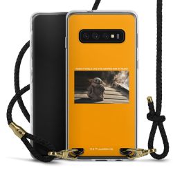 Carry Case Transparent Leather black/gold