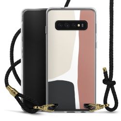 Carry Case Transparent Leather black/gold