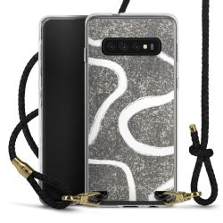 Carry Case Transparent Leather black/gold