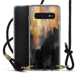 Carry Case Transparent Leather black/gold