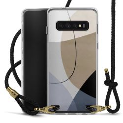 Carry Case Transparent Leather black/gold