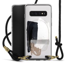 Carry Case Transparent Leather black/gold