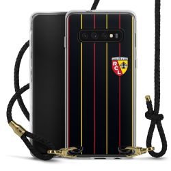 New Carry Case Transparent Leder schwarz/gold