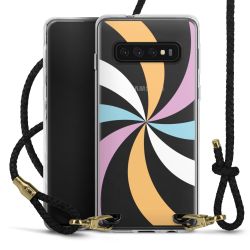 Carry Case Transparent Leather black/gold