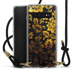 Carry Case Transparent Leather black/gold