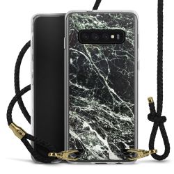 Carry Case Transparent Leather black/gold