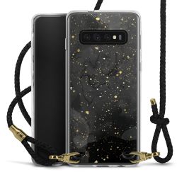 Carry Case Transparent Leather black/gold